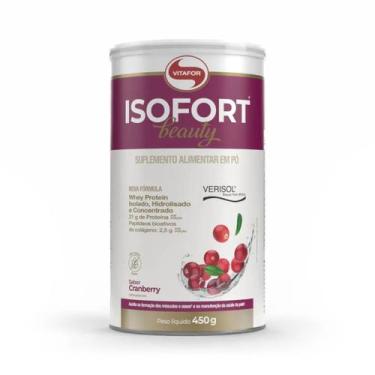 Imagem de Isofort Beauty Whey Isolado Sabor Cranberry 450g Vitafor