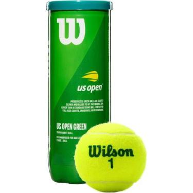 Imagem de Bola de Tennis US Open Ponto Verde Estágio 1 C/3 Bolas - Wilson
