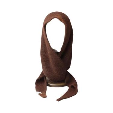 Imagem de Gorro Feminino De Inverno Quente Em Lã Misturada, Estilo Streetwear, C