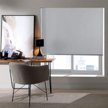 Imagem de Persiana Rolo 1,80m x 1,60m Blackout 100% - Bella Janela, BRANCO