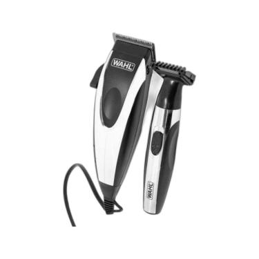 Imagem de Kit Máquina de Corte e Aparador de Pelos Wahl Cut & Detail Uso Pessoal Operação Contínua Manual 8 Pentes 110V