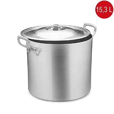 Imagem de Caldeirão de Alumínio Linha Hotel 3mm Nr.28 28cm(D) x25cm(A) 15,3L