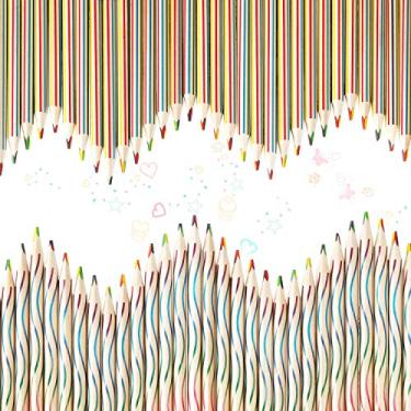 Imagem de 120 lápis de cor arco-íris 4 em 1 com cores sortidas para desenho artístico Lápis de desenho para desenhar lápis para desenhar
