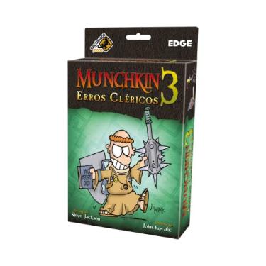 Imagem de Galápagos, Munchkin 3: Erros Cléricos (Expansão), Jogo de Cartas para Amigos, 3 a 6 jogadores, 60 a 90 minutos por partida