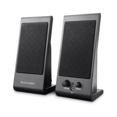 Imagem de Caixa de Som Multilaser 3w RMS USB Preto Flat SP009