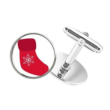 Imagem de DIYthinker Meia de Natal Floco de Neve com Botões Redondos e Prendedores