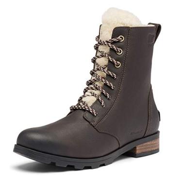 Imagem de Sorel Women's Emelie Short Lace Cozy - Waterproof - Blackened Brown - Size 7