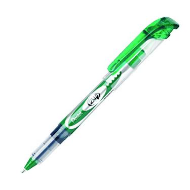 Imagem de Pentel Caneta esferográfica 24/7, linha média, tinta verde, caixa com 12 (BLD97-D)