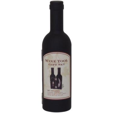 Imagem de WINE JG ACESSÓRIOS VINHO 23x6x6cm INOX 3PÇ