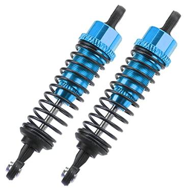 Imagem de Amortecedor, material de liga de alumínio fácil de instalar conveniente de usar amortecedor traseiro para trabalho para carro TRAXXAS SLASH 2WD RC para amigos(azul)