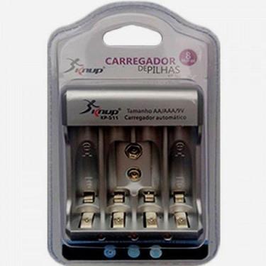 Imagem de Carregador de Pilhas AA AAA 9V KP-511 KP-511 KNUP