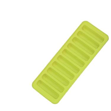 Imagem de Bandeja de cubo de gelo molde de bandeja de cubo de gelo acessórios de molde de sorvete de chocolate para geleia adequados para refrigerante uísque garrafa de água molde de picolé ferramenta de cozinha molde de cubo de gelo de silicone (cor: verde)