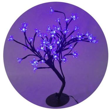 Imagem de Luminária Árvore Flor De Cerejeira 60 Leds Abajur Wincy