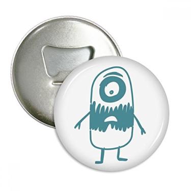 Imagem de Emblema Multifuncional Universe Alien Monster Criature Abridor de Garrafas Ímã de Geladeira