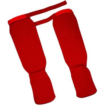 Imagem de Mulheres, protetores de peito do pé, protetor de roupas, protetores de laváveis, elásticos casuais elásticos para muay thai MMA ginásio corrida, Vermelho e M