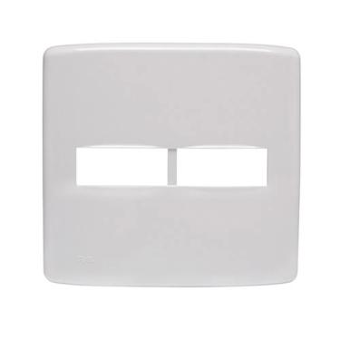 Imagem de Placa 4x4 2 Modulo Horizontal Branca Duale Up - Siemens