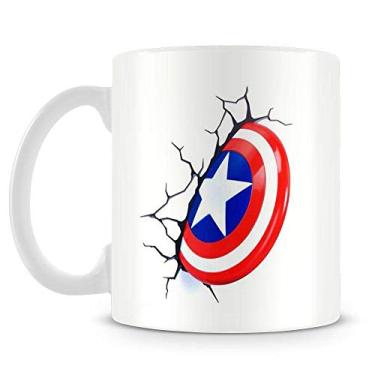 Imagem de Caneca Escudo Capitão America 3D