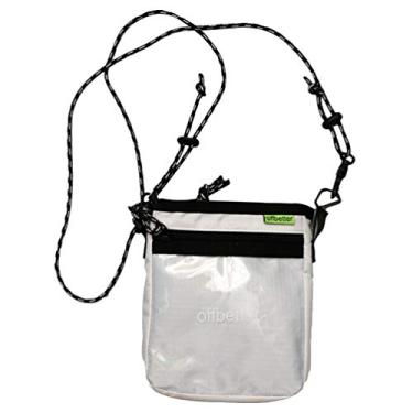 Imagem de Tendycoco — Bolsa transversal transparente com alça ajustável para praia, shows, eventos esportivos, Branco, 20Ã—16CM