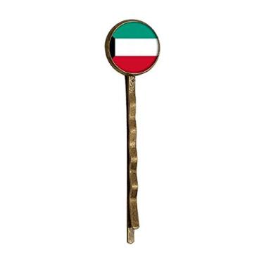 Imagem de Boné de metal retrô com a bandeira nacional do Kuwait da Ásia