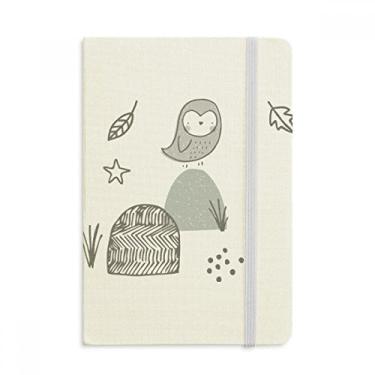 Imagem de Caderno de desenho de gaiola de pássaro padrão nórdico oficial de tecido capa dura para diário clássico