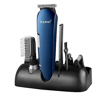 Imagem de Men's Head to Toe 5 in 1 Groomer Kit Multi-functional Electric Hair Clippers Rechargeable Cordless Styling Tools Shaving Machine, Electric Shaver Beard Trimmer, Hair Shaver Nose Blind Angle Trimmer