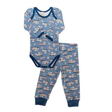 Imagem de Conjunto de Boby para menino, pijama bebe, conjunto malha egpcia, TAM. RN