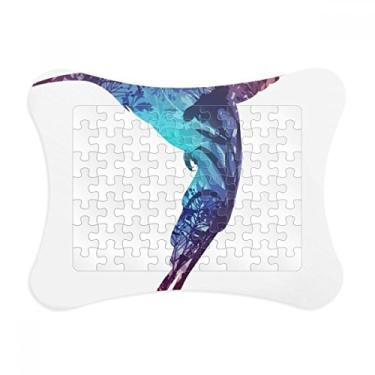 Imagem de Moldura colorida com mosca para proteger animais amantes de animais de estimação, ornamento de jogos de quebra-cabeça