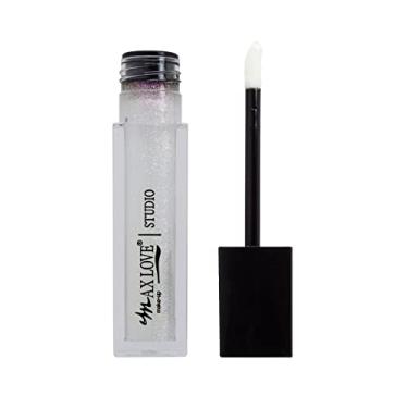 Imagem de Max Love Gloss Labial Lip Volumoso Cor 15 - Incolor Com Glitter - Aumento Dos Lábios…