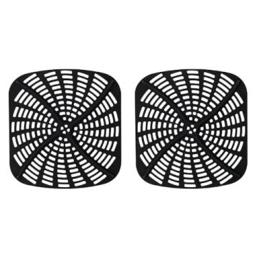 Imagem de 2 peças Air Fryers Silicone Grill Pad Reutilizável Baking Silicone Forros Substituição Para AG300 AG300C AG301C AG302 AG400 Air Fryer Silicone Baking Tray Mat Reutilizável antiaderente Air Fryer Silicone Pad