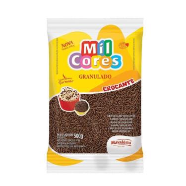 Imagem de Granulado Chocolate Crocante Mil Cores 500G Mavalerio