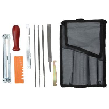 Imagem de Kit de afiador de motosserra, lima de motosserra retangular para afiar e outras lâminas