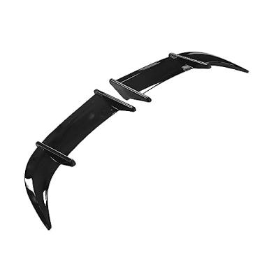 Imagem de Spoiler de Porta-malas Traseiro para MK6 GTI, Linha R, Asa de Tampa de Spoiler Traseiro de 2 Peças, Spoiler de Teto Traseiro de Carro Estilo AK para Modelos MK6 (Preto Brilhante)