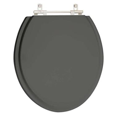 Imagem de Assento Sanitário Poliester Flamingo Ambar Cinza Escuro para vaso Incepa