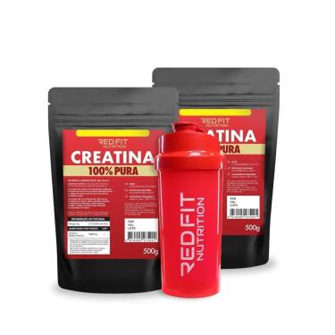 Imagem de Suplemento em pó Red Fit Nutrition Creatina 500g ( 2 Unid. )-Unissex