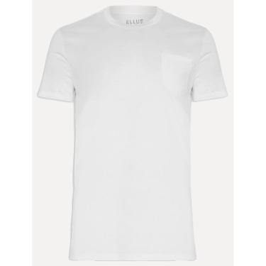 Imagem de Camiseta Ellus Cotton Fine Easa Pocket Classic Branca-Masculino
