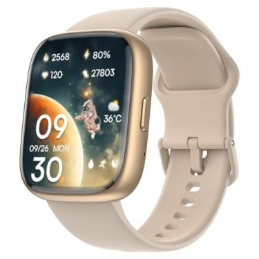 Imagem de Relogio Smartwatch Feminino,Alexa Construído em Smartwatch(Atender/Fazer Chamadas),1,83"HD Fitness Tracker,IP68 Impermeável 100+ Sport Mode Activity Tracker,Sleep Monitor,iOS Android Compatível