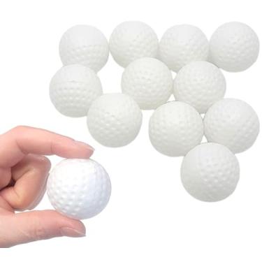 Imagem de Bolas de golfe para crianças – Pacote com 24 (tamanho padrão de 3,8 cm) Bola de treino de plástico oco para treinamento interno, decoração de tema de golfe, topos de cupcake, brincadeiras infantis,