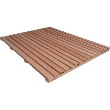 Imagem de Deck De Madeira Chuveiro Box Banheiro Capacho 130x75 cm Lixado Neonx
