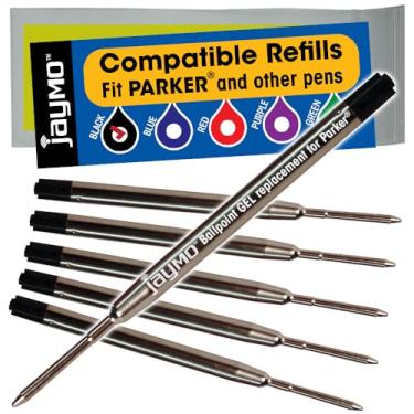 Imagem de Carga p/Caneta Esferográfica Gel Padrão Internacional Preta M (6un.)