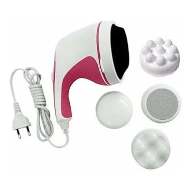Imagem de Massageador Orbital Corporal Eletrico Relax Spin Tone Drenagem Linfatica Rosa Voltagem:220V