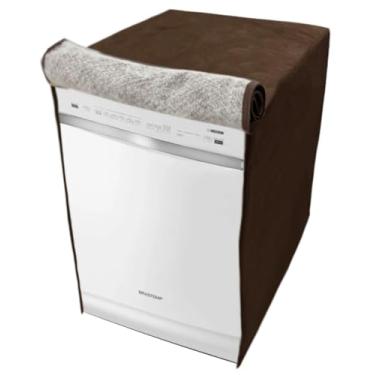 Imagem de CAPA PARA LAVA LOUÇAS BRASTEMP 14 SERVIÇOS IMPERMEÁVEL FLEX (Marrom)