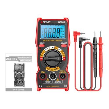 Imagem de menolana Multímetro digital portátil ferramenta de medição estável multitestadores portáteis medidor de voltagem para fusíveis solução de problemas automotivos