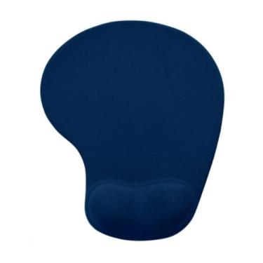 Imagem de Mouse Pad KA-600 Com Apoio Ergonomico e descanso do Pulso (Azul Escuro)