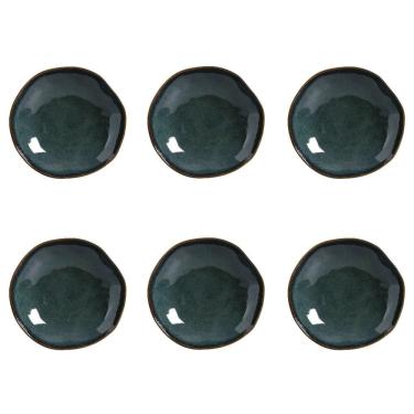 Imagem de Conjunto de Pratos Fundos 06 Peças Orgânico Oceano Porto Brasil