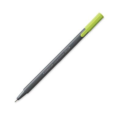 Imagem de STAEDTLER Caneta Ponta Fina Triplus Fineliner 0.3mm 1 Unidade Verde Limão - 334-53 - Corpo Ergonômico Triangular – Ideal para Escrita e Bullet Journal