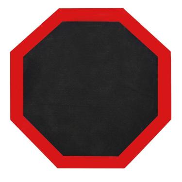 Imagem de Pad Estudo Bateria Praticável de Treino Vermelho 12 Pol