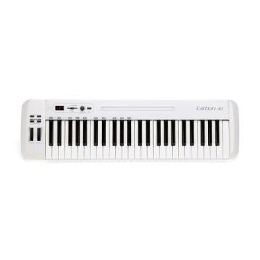 Imagem de Controlador Midi USB 49 Teclas Branco Samson Carbon 49