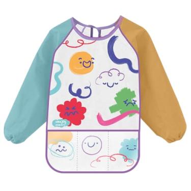 Imagem de AVENTAL INFANTIL C/ BOLSO E MANGA COMPRIDA COLORJOY - BLISTER C/ 1 UND LEO&LEO