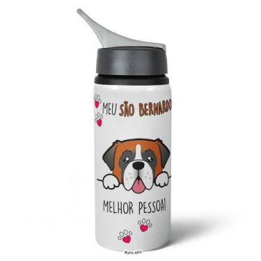 Imagem de Garrafa Squeeze NK - Meu São Bernardo, melhor pessoa! - JPS INFO