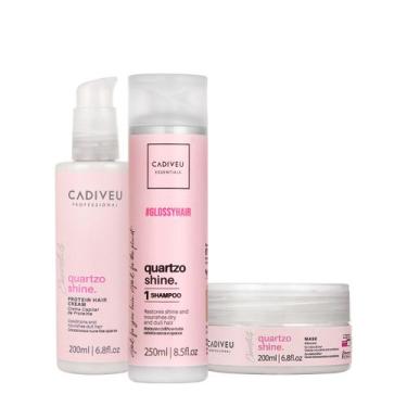 Imagem de Kit Cadiveu Professional Essentials Quartzo Shine Shampoo Máscara e Pr